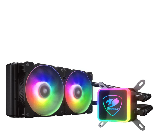 Cougar Aqua ARGB 280 2x140mm - 1074494 - zdjęcie